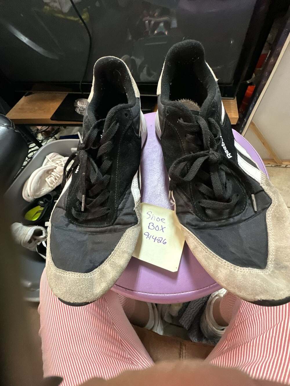 Reebok Casual Shoes Black White